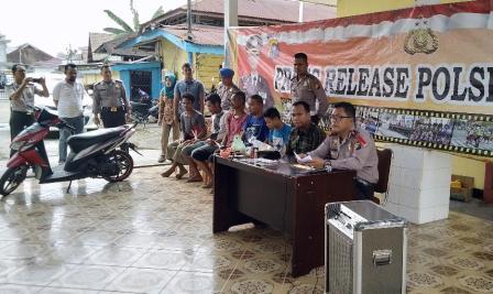 Selama Januari 2019, Polsek Bangko Ungkap Lima Kasus 